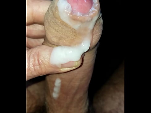 Thick and creamy cumshot