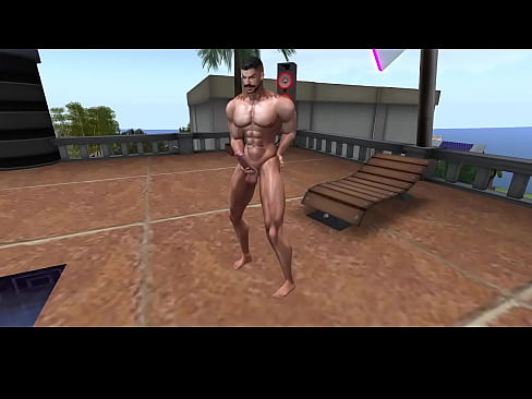 Secondlife man masturbation