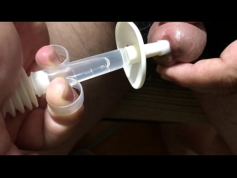 Masturbate with lotion in the urethra
