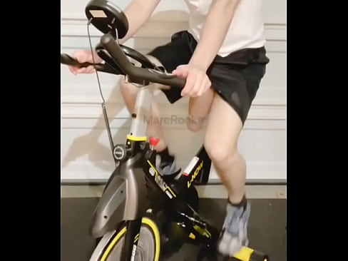 Exercising with a Massive Cock