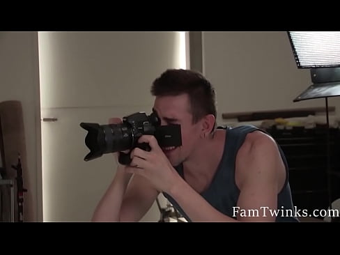 step Son And Dad Stick Eachother's Poles Inside One Another While Photoshoot