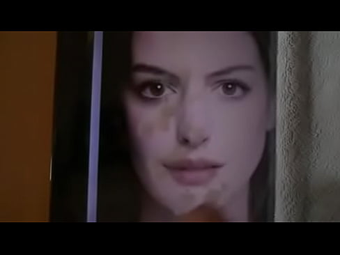 My huge cum tribute to Anne Hathaway