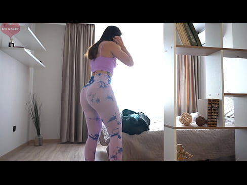 Ripped Leggins & Oiled Rough Fucked Ass Till CreamPie , Step Sis Is Happy So Much