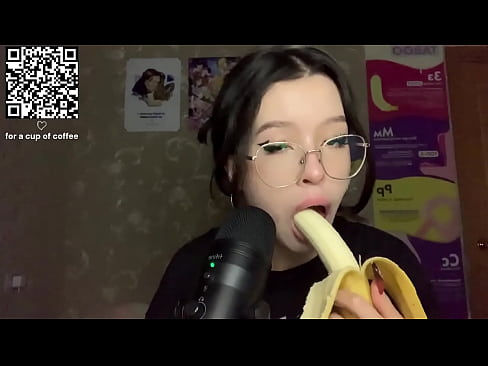 blowjob on banana ASMR