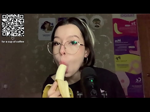blowjob on banana ASMR