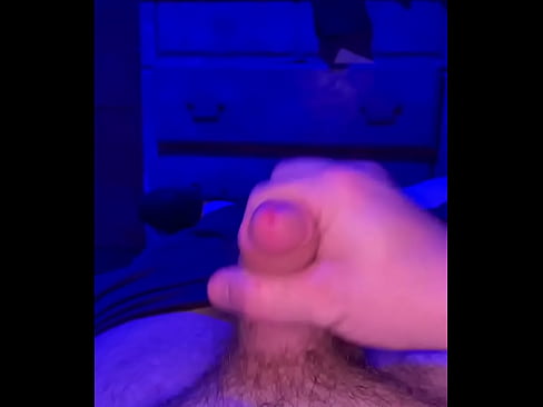 Mike jerking off on bed