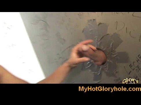 Magic blowjob through a gloryhole 28