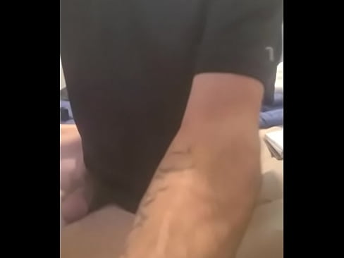 Young guy fucking his pocket pussy till he creamies it