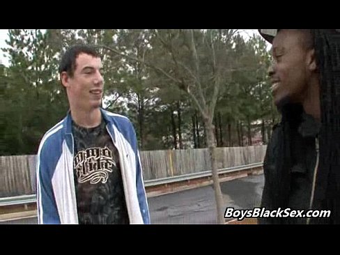 BlacksOnBoys - Interracial Bareback Hardcore Gay Fuck Video 04