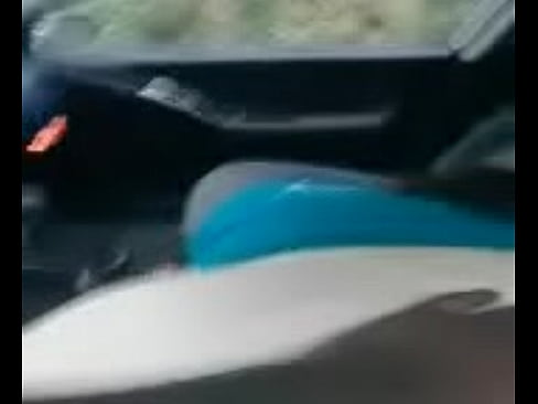 Slur fucks in car