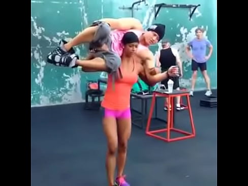 WOMAN LIFTS MAN!