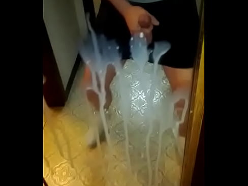 Mirror cumshot.