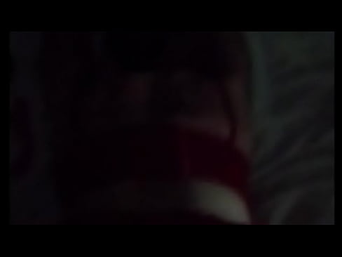 My wife loves to be tied-up and fucked from behind in her red lingerie. Sadly this video is super dark!