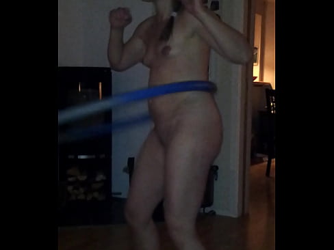 Anna   hula hoop   naked