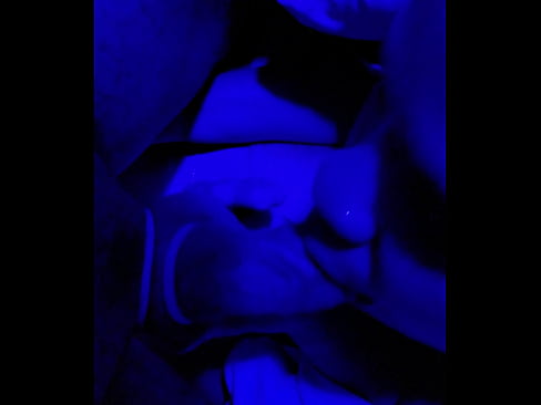 Neon black blowjob