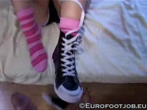 socks footjob