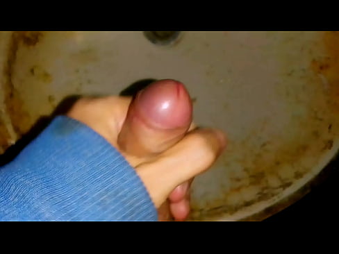 Twink handjob bathroom