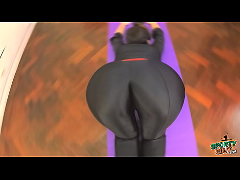 BEST ASS 2015! Working Out in a Black BodySuit. Enjoy Fiona!