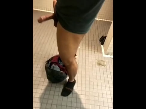 Jacking off in bathroom on the job