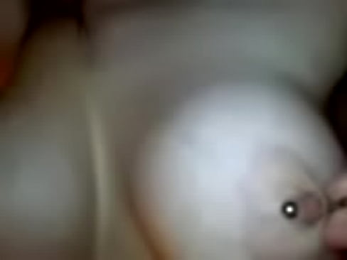 girlfriend plays with her pierced nipples 6