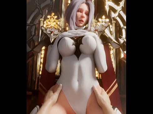 3d hentai priestess girl wants some cock