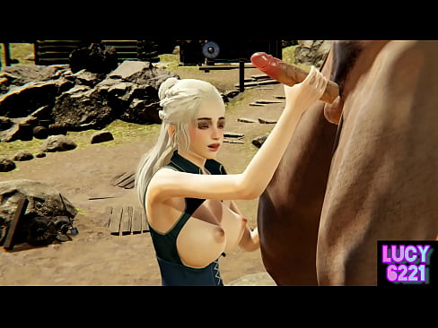 Game of Thrones-Daenerys tries hard to please Drogo