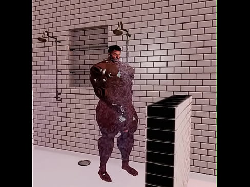 big black shower