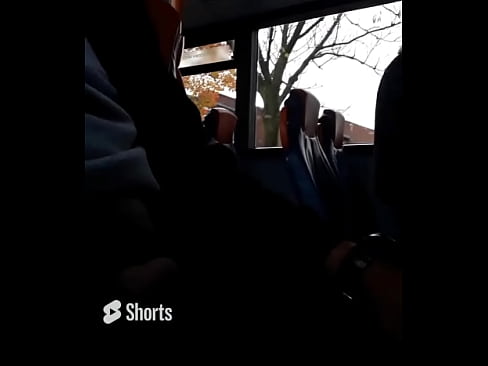 Cock Balls and Belly out on bus2