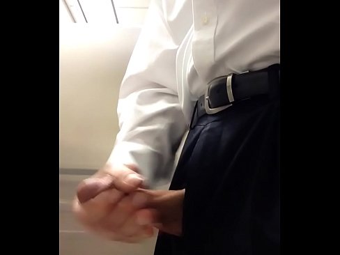 jerking in office restroom