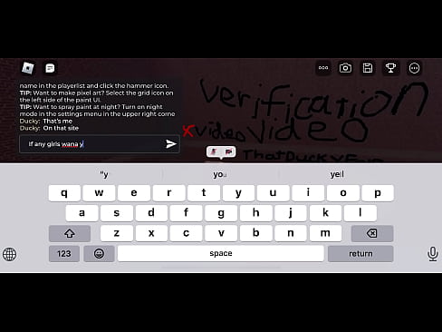 Roblox verify video
