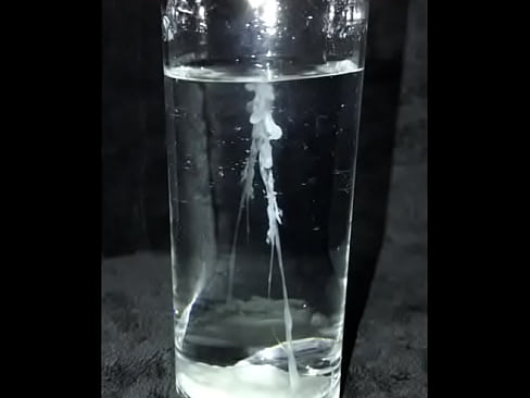 Cumshot in a Glass of Water