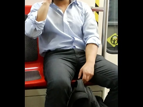 cute guy bulge subway