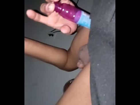 Cute petite small dick tm in dress and heels masturbate