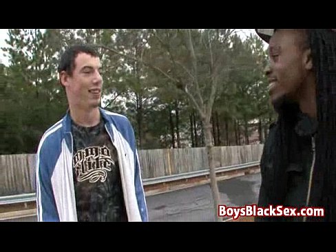 Blacks On Boys - Interracial Gay Hardcore Bareback Fuck Video 04