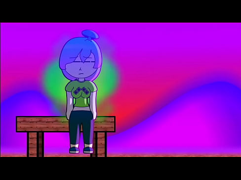 a short animation ultimate Part (Table) mushroom head girl farting