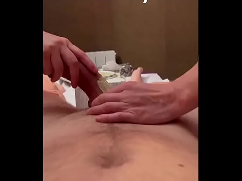 Waxing and double Handjob at Asian Massage Parlor