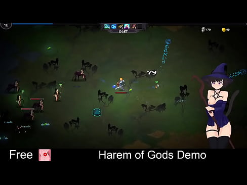 Harem of Gods (Free Steam Demo Game) Action, 2D, Adult, Eroge, Erotic, Fantasy, Indie, Roguelike, Roguelite, Unity