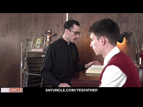 - Huge Cock Priest Dominates Catholic Boy