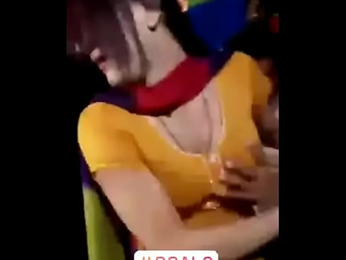 old Dadha pressing her boobs without her premation in public place