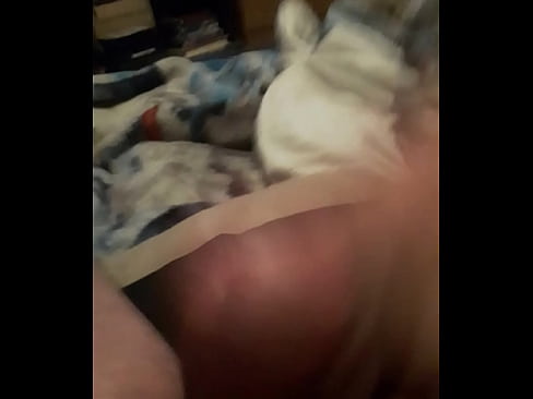 Stroking my thick bald cock
