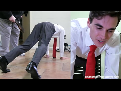 Humiliating Business Suit College Student Spanking