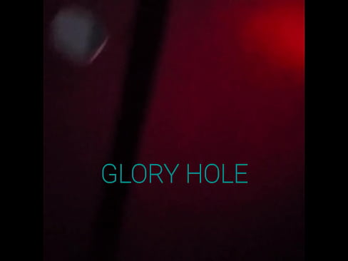 Being a little slut at the glory hole