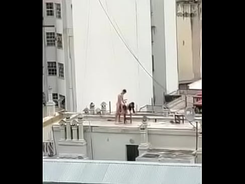 Fucking at the Top of the building
