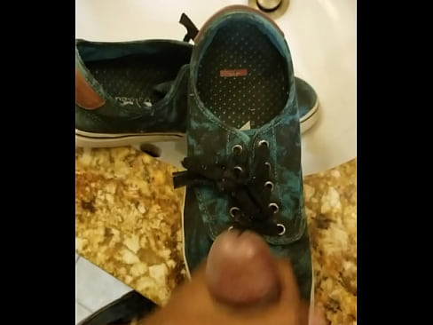 Cumming on my VANS