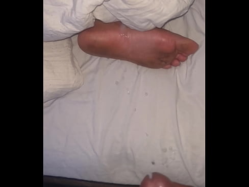 Dirty feet cum