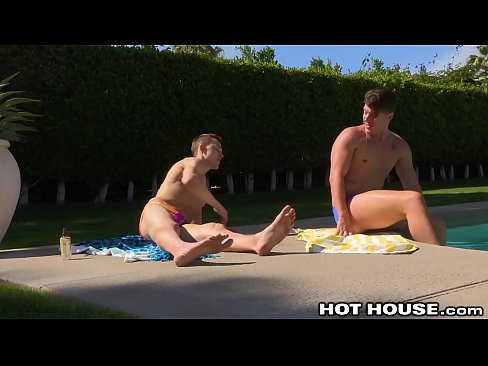 Hunks Take it From the Pool to Inside for Fucking Hot Sex