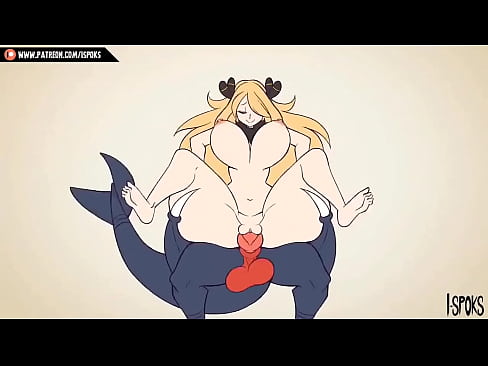 GARCHOMP CUMMING INSIDE CYNTHIA HARD WITH HIS BIG DICK