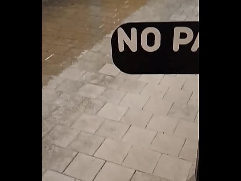 Showing my dick at public area of the hotel