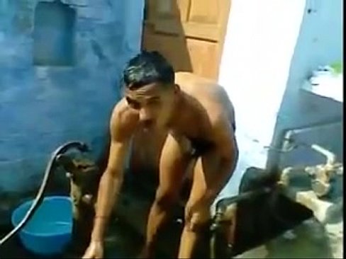 indian boy bulge while bathing