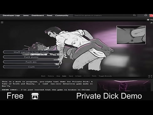 Private Dick ( itchio  Free) Visual Novel